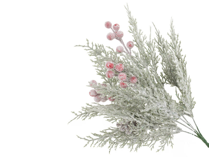 Ветка декоративная Lefard хвойная 36 см (801-536) - Фото 1