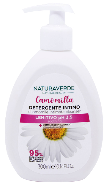 Гель для интимной гигиены Naturaverde успокаивающий с ромашкой 300 мл (8029241103754) - Фото 1