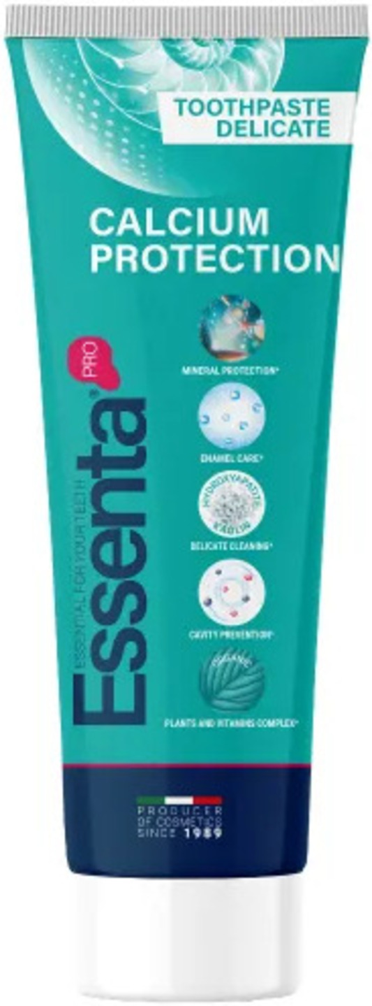Зубная паста Essenta Pro Calcium protection 75 мл (8031447500053) - Фото 1