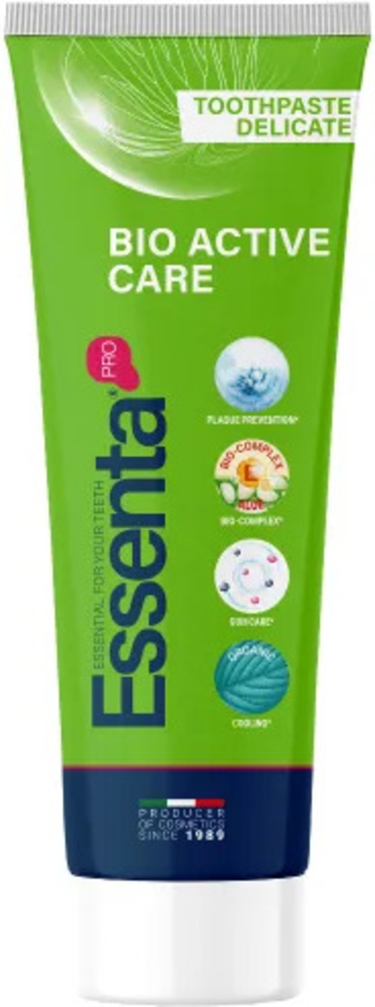 Зубная паста Essenta Pro Bio Active Care 75 мл (8031447500091) - Фото 1
