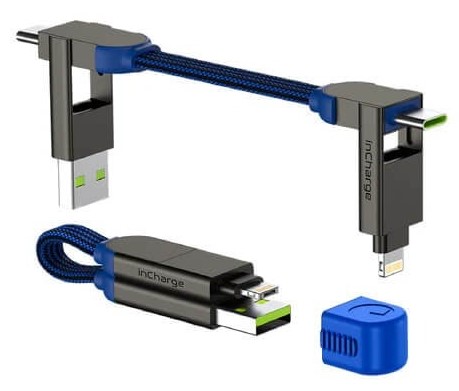 Кабель синхронізації даних Rolling Square inCharge X 100W Blue (X02WR) - Фото 1