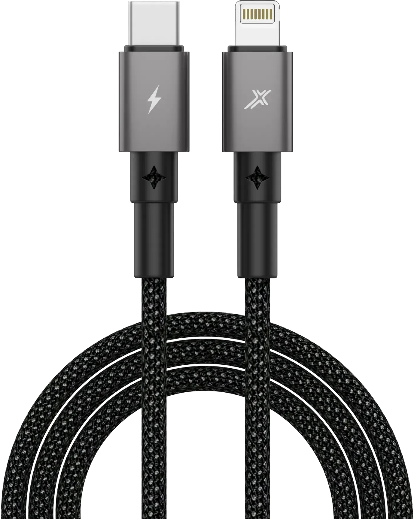 Кабель синхронизации данных Grand-X 20W Black CL-08B (3000001622017) - Фото 1