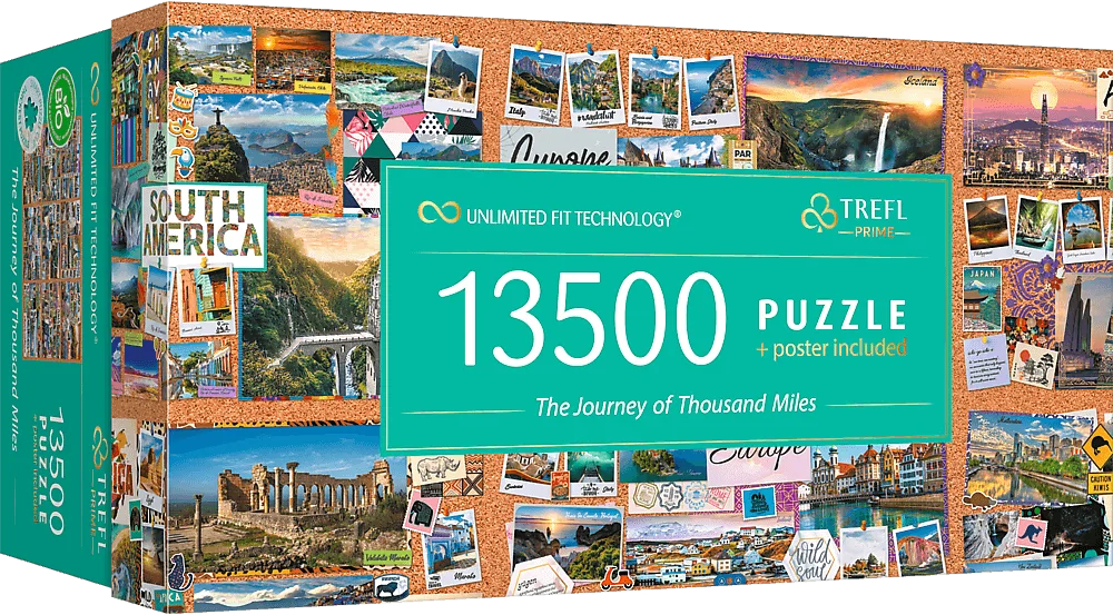 Купити Пазли (8 +) Trefl 13500 UFT Подорож тисячі миль (10257) - Фото 1 Пазли (8 +) Trefl 13500 UFT Подорож тисячі миль (10257) - Фото 1