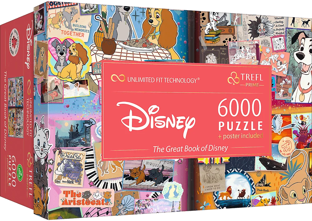 Купити Пазли (8 +) Trefl 6000 UFT Mickey&friends Велика книга Діснея (10370) - Фото 1 Пазли (8 +) Trefl 6000 UFT Mickey&friends Велика книга Діснея (10370) - Фото 1