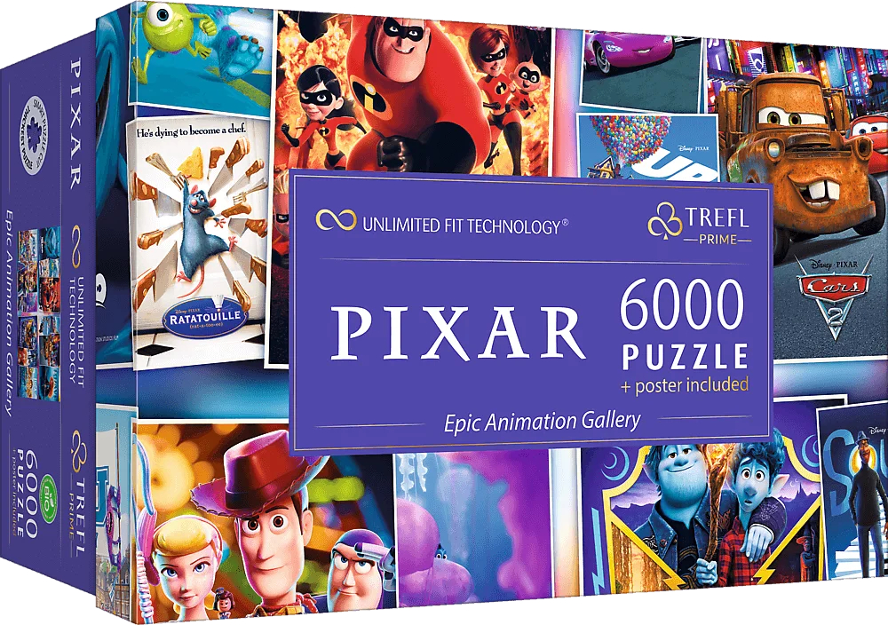 Купити Пазли (8 +) Trefl 6000 UFT Pixar Галерея епічної анімації (10387) - Фото 1 Пазли (8 +) Trefl 6000 UFT Pixar Галерея епічної анімації (10387) - Фото 1