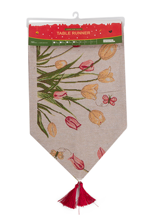 Скатертина раннер Lefard Піон 180х33 см (817-011) - Фото 1