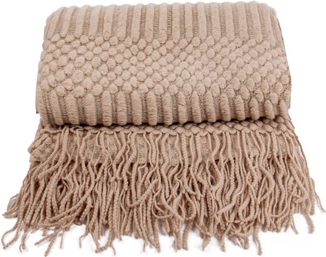 Плед полуторний Lefard Beige 130х170 см (817-054) - Фото 1