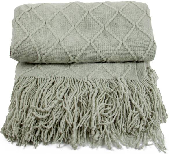 Плед полуторний Lefard Dusty Mint 130х170 см (817-055-1) - Фото 1