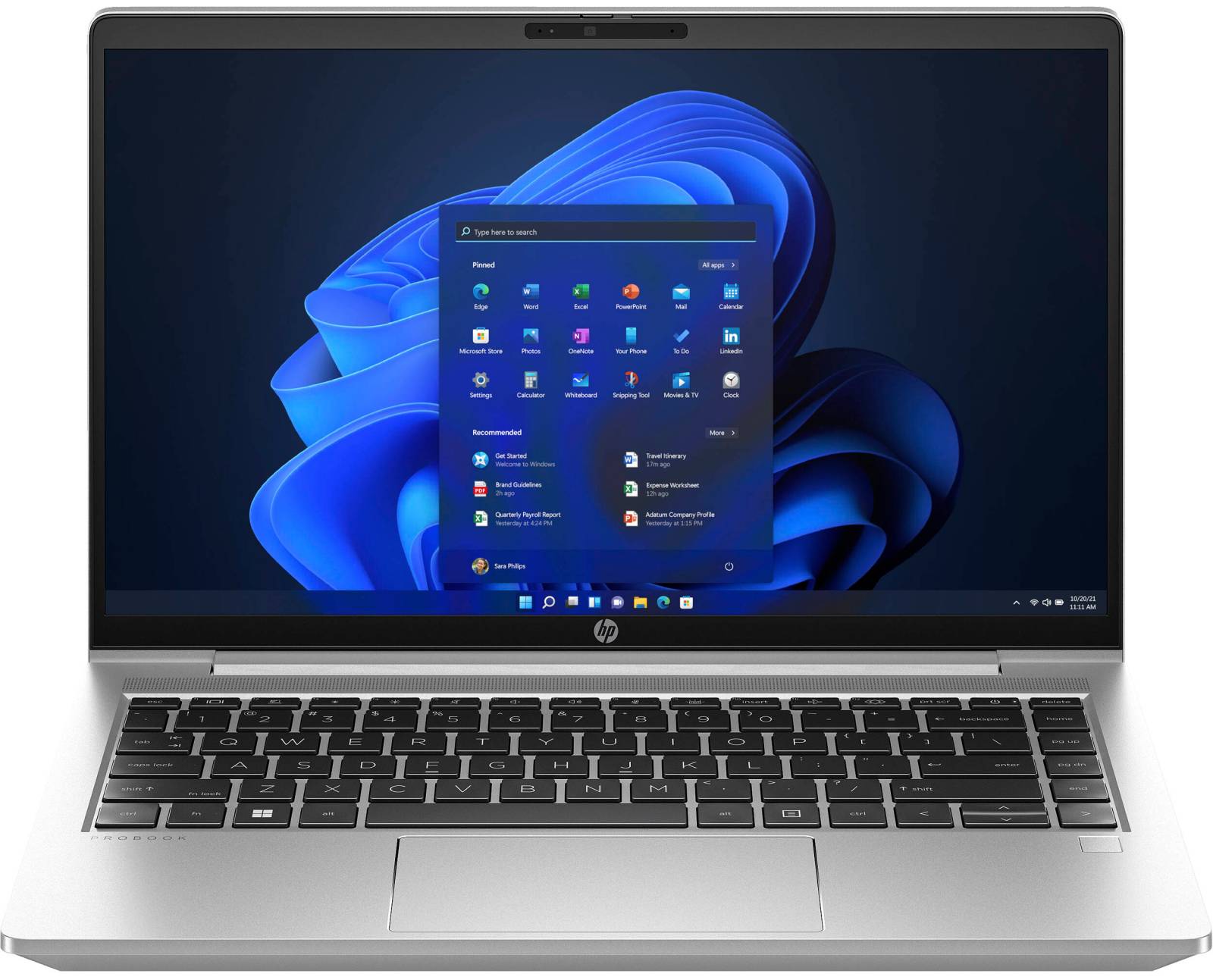 Ноутбук HP Probook 440-G10 (817J6EA) Pike Silver Aluminum - Фото 1