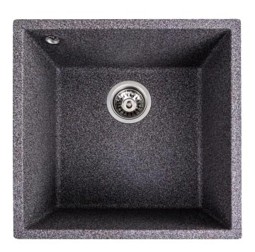 Мойка кухонная Platinum 4040 RUBA матовый микс - Фото 1