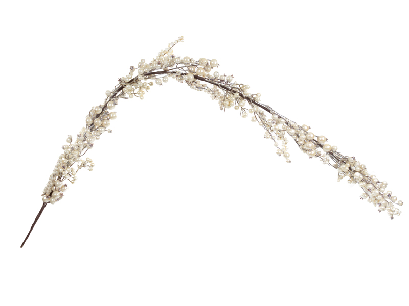 Ветка декоративная Lefard 150 см белая (822-044) - Фото 1