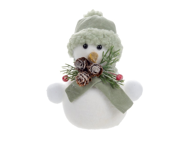 Декор New Year Lefard Сніговик 20х14х12 см (822-059) - Фото 1