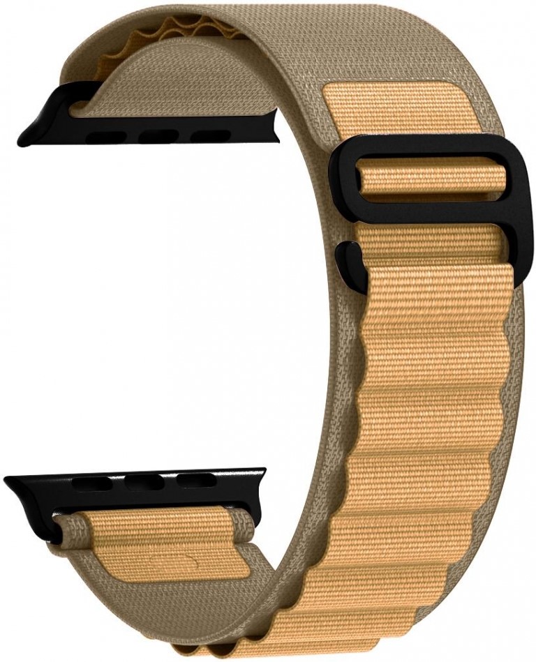 Ремешок для смарт-часов Armorstandart Alpina Band for Apple Watch 49/46/45/44/42 (Series 1-3) Tan (ARM82565) - Фото 1