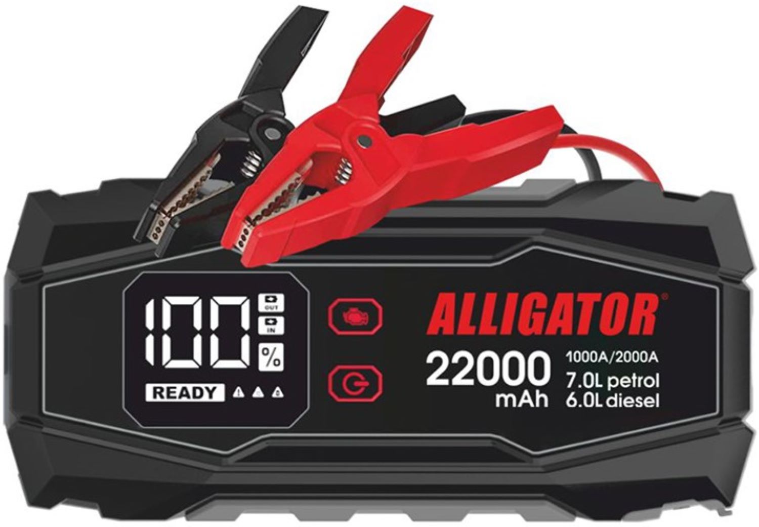 Пускозарядное устройство ALLIGATOR 1000A/2000A 22000mAh (JS845) - Фото 1