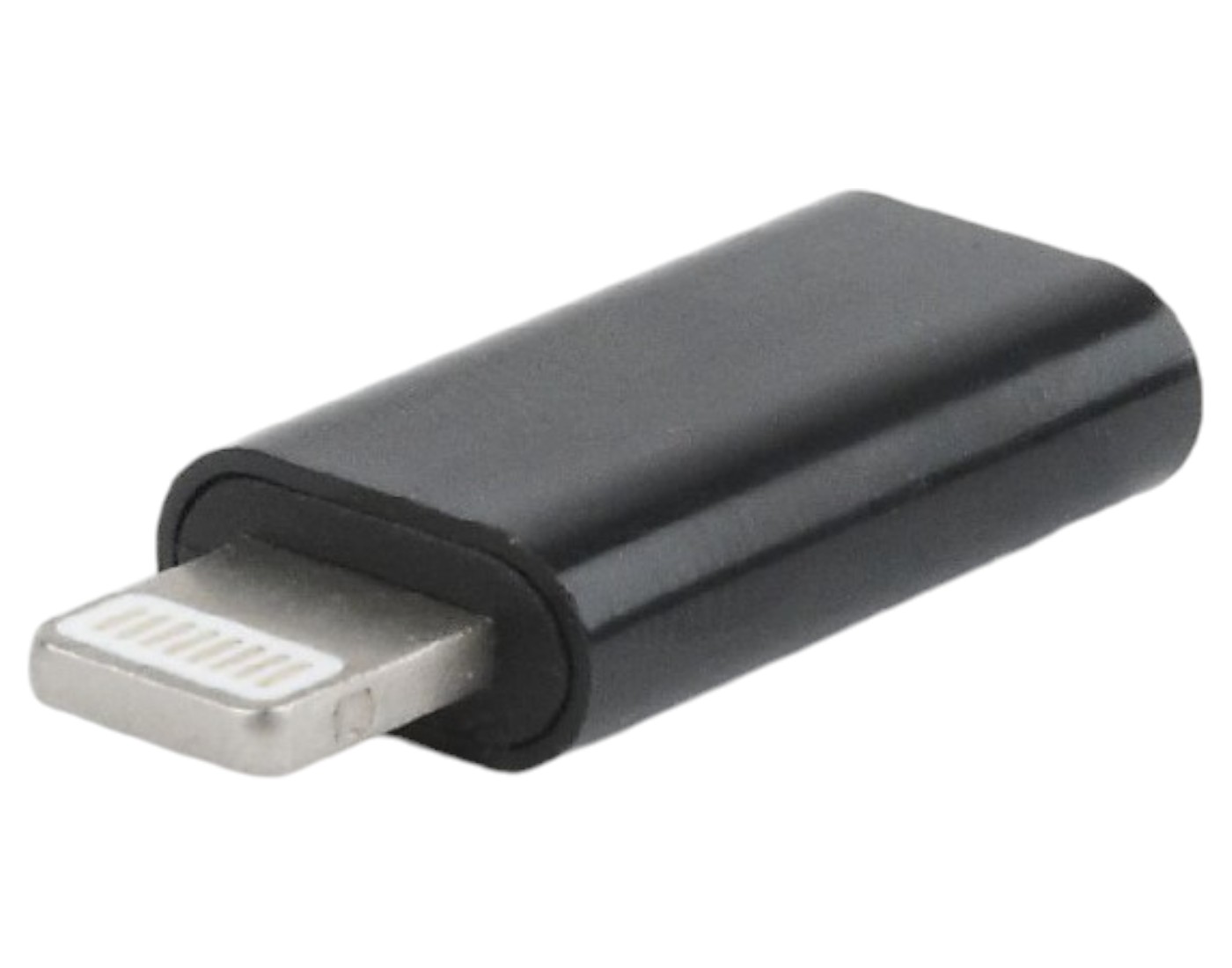 Переходник Cablexpert USB Type-C - Lightning (F/M) Black (A-USB-CF8PM-01) - Фото 1