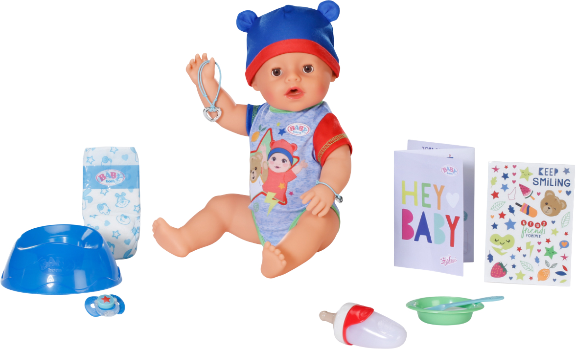 Кукла классическая Baby Born ДЖОНАС (43 см, с аксессуарами) (834848) - Фото 1