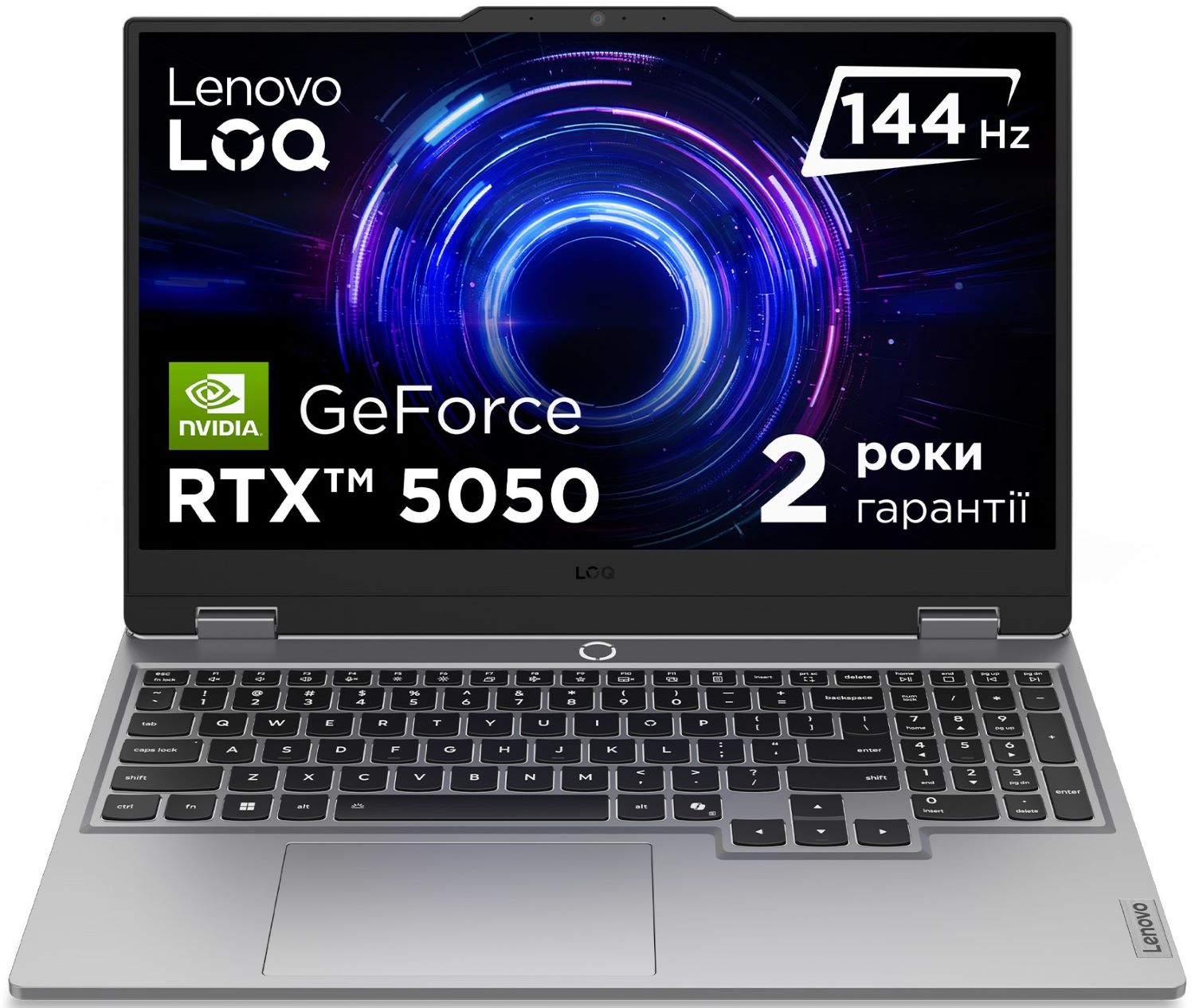 Ноутбук игровой Lenovo LOQ 15IRX10 (83JE00XYRA) Luna Grey - Фото 1