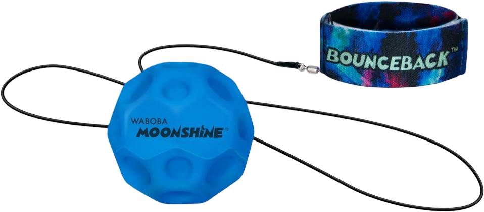 Игровой мяч Waboba ball 331C04_A LED Bounceback x Returning moon in Blister BLUE (840001933102) - Фото 1