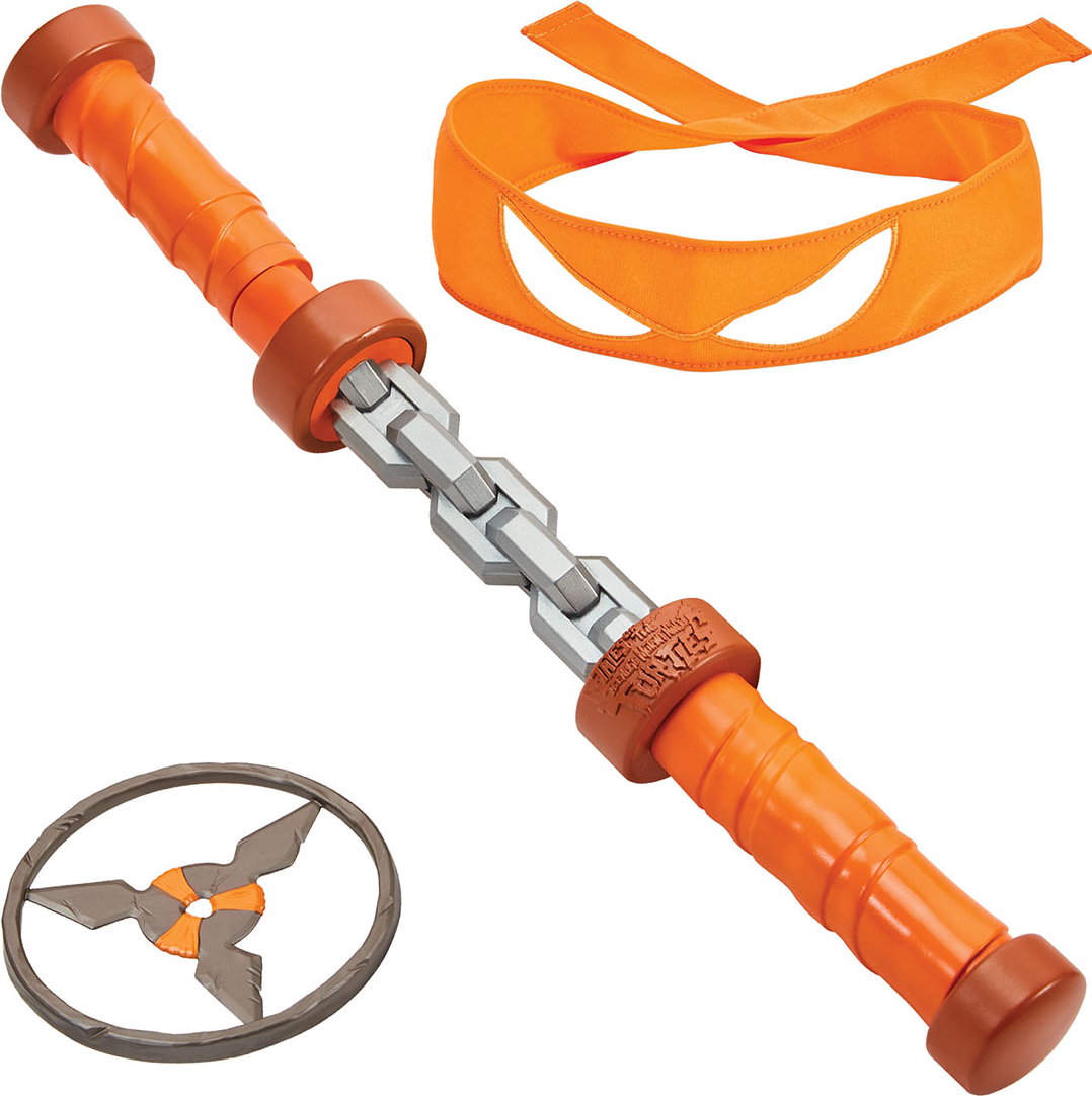 Меч
 TMNT Черепашки-Ніндзя MOVIE III W3 - НУНЧАКИ МИКЕЛАНДЖЕЛО УДАР, ЩО ОБЕРТАЄТЬСЯ (84268) - Фото 1