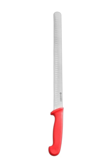 Ніж для м'яса Hendi HACCP для кебабу 350 мм Red (842928) - Фото 1