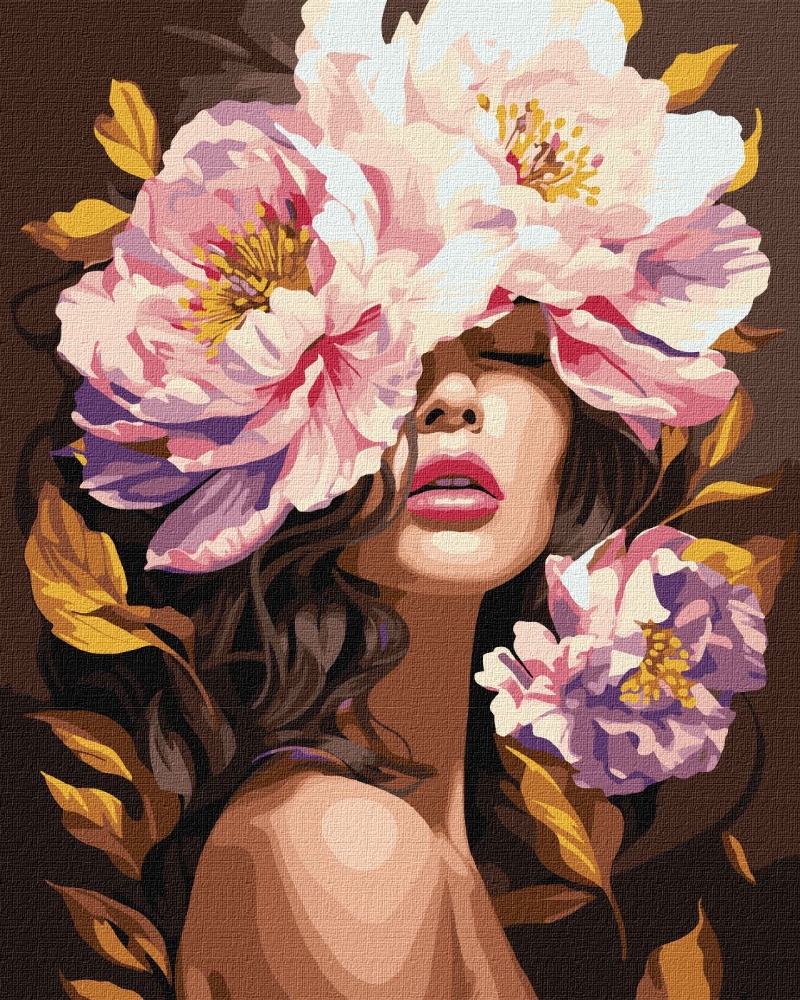 Картина по номерам Ideyka В аромате пионов с красками металлик ©art_selena_ua 40х50 см (KHO8443) - Фото 1