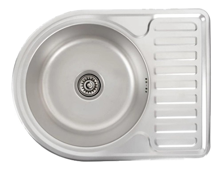Мойка кухонная Platinum ДЕКОР 5844 (0,8/180 мм) - Фото 1