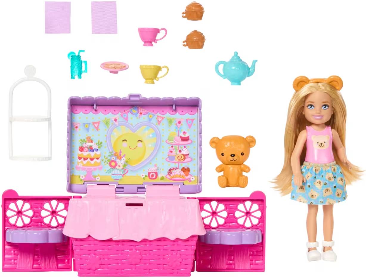 Ігровий набір Barbie з лялькою Челсі Чайна вечірка (JJB40) - Фото 1