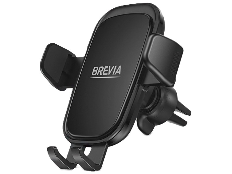 Автодержатель Brevia AirClip GlossHold для дефлектра, для 4.7-6.8, ширина до 100 мм (48900) - Фото 1