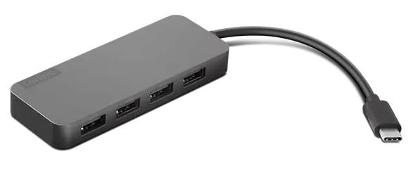 Хаб USB Lenovo USB-C to 4 Port USB-A Hub (4X90X21427) - Фото 1