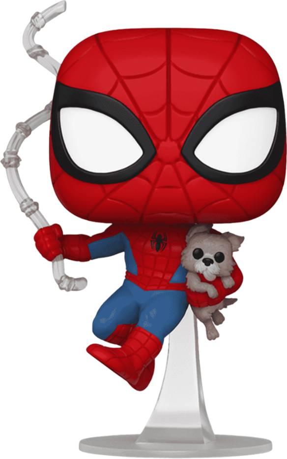 Колекційна фігурка FUNKO POP! серії Людина-Павук - ЛЮДИНА-ПАВУК ІЗ СОБАКОЮ (85244) - Фото 1