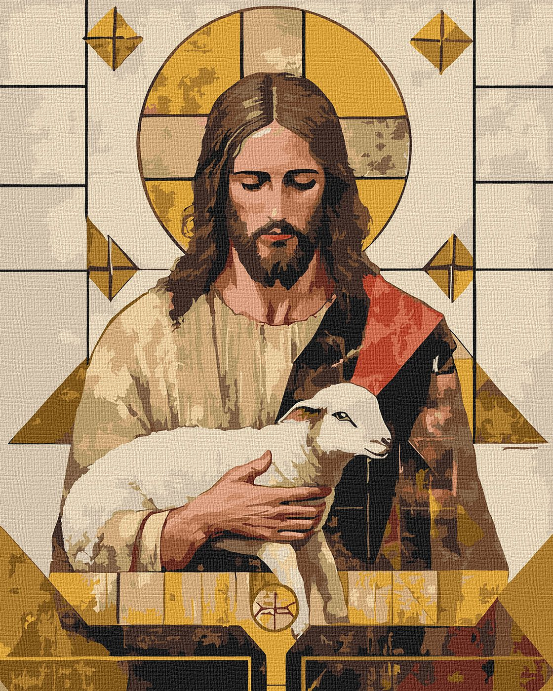 Купити Картина за номерами Ideyka Геометрія благодаті 40х50 см (KHO8530) - Фото 1 Картина за номерами Ideyka Геометрія благодаті 40х50 см (KHO8530) - Фото 1