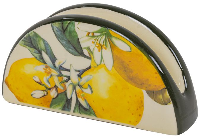 Підставка для серветок Lefard Лимон 13 см (858-0054) - Фото 1