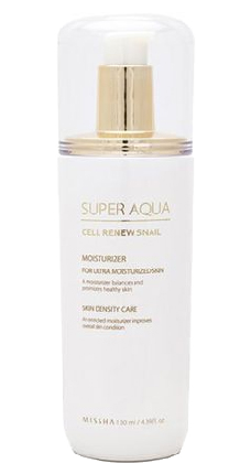 Купить Эмульсия для лица Missha Super Aqua Cell Renew Snail 130 мл (8809581458581) - Фото 1 Эмульсия для лица Missha Super Aqua Cell Renew Snail 130 мл (8809581458581) - Фото 1