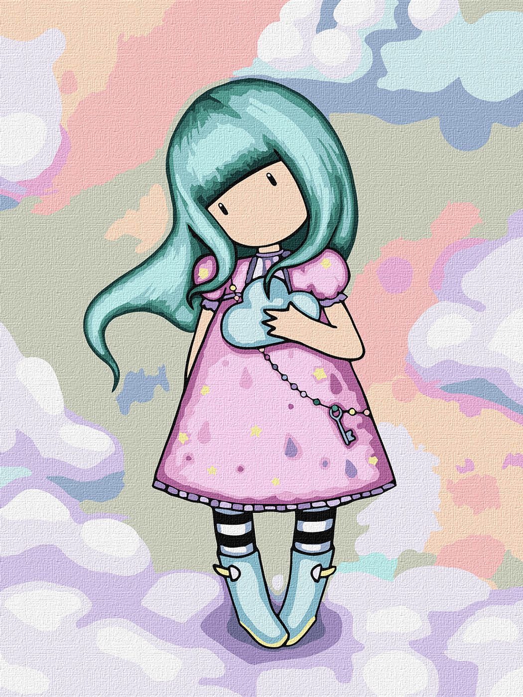 Картина по номерам Ideyka Ostara Santoro Gorjuss Collection 30х40 см (KHO8588) - Фото 1