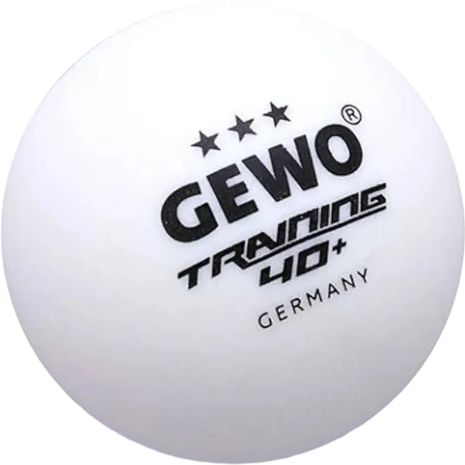 Набір м'ячів для настільного тенісу Gewo Trainingsball 40+ 6 шт. (85921200) - Фото 1