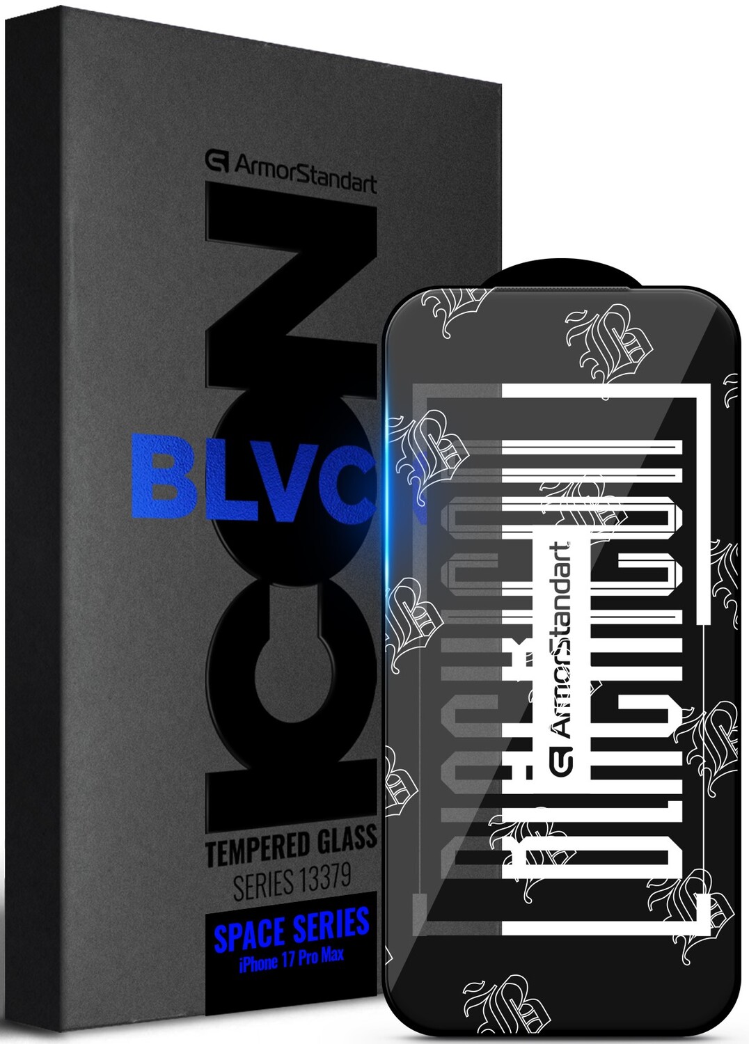 Захисне скло для смартфону Armorstandart Space Black Icon for Apple iPhone 17 Pro Max (ARM86396) - Фото 1