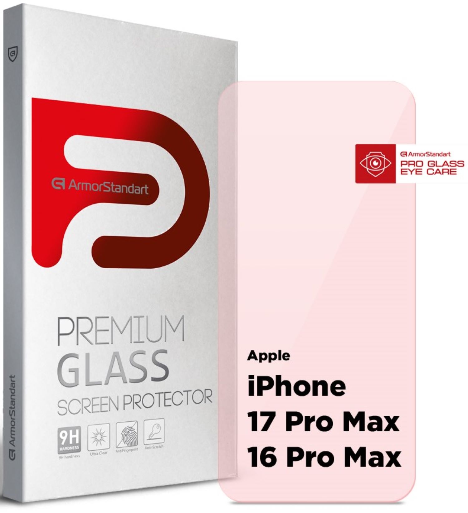 Захисне скло для смартфону Armorstandart Pro Eye Care for Apple iPhone 17 Pro Max / 16 Pro Max (ARM86424) - Фото 1