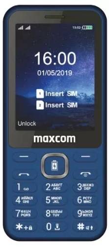 Мобильный телефон Maxcom MM814 Type-C Blue - Фото 1