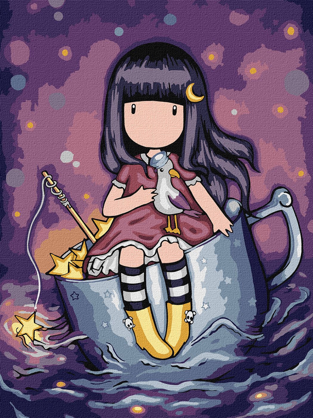 Картина по номерам Ideyka A Night's Quest Santoro Gorjuss Collection 30х40 см (KHO8673) - Фото 1