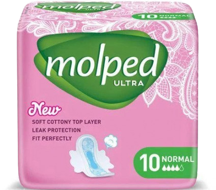 Прокладки гигиенические Molped Ultra normal 4 краплі 10 шт. (8690536825103) - Фото 1