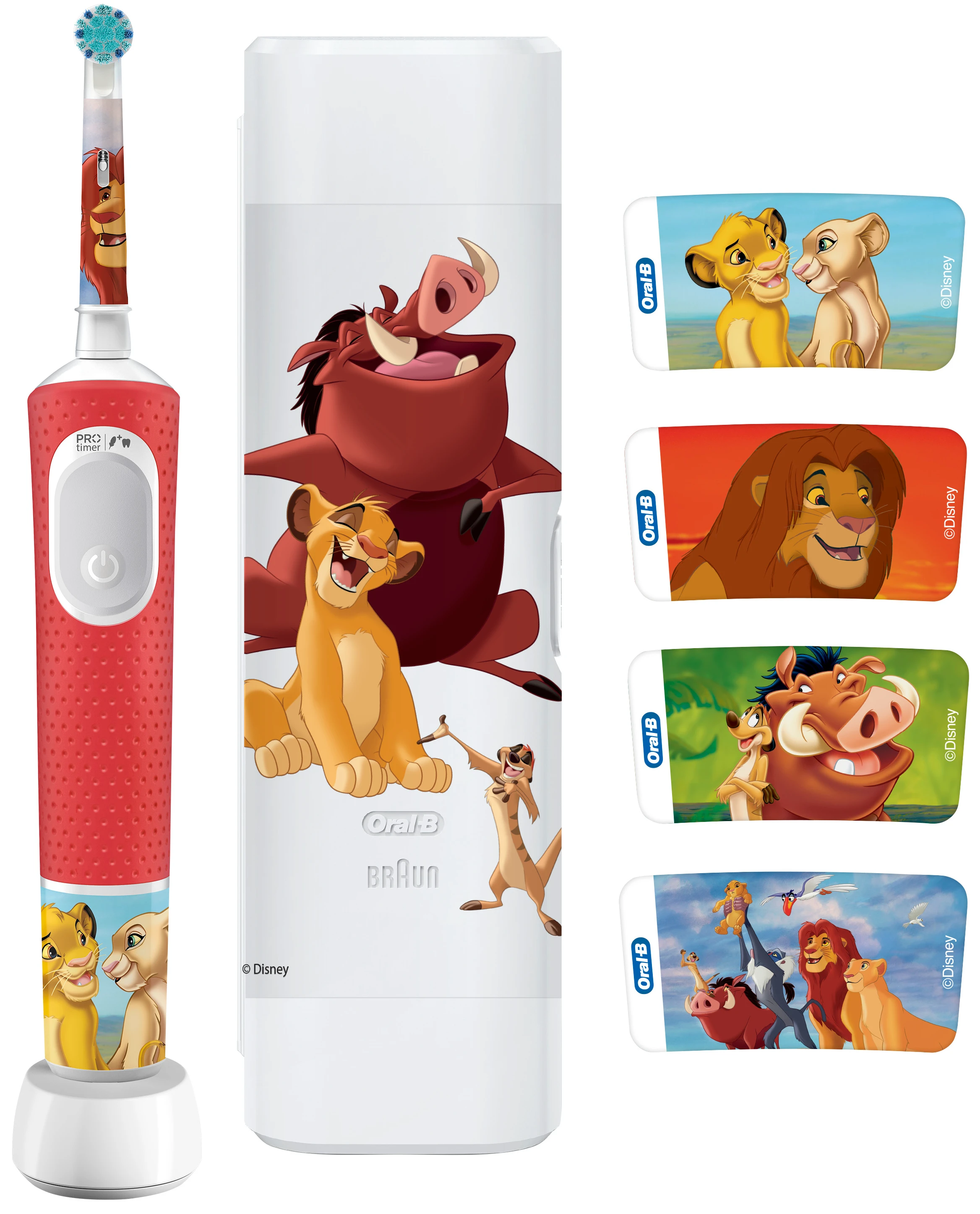 Зубна щітка електрична Oral-B Braun D103.413.2KX Lion King