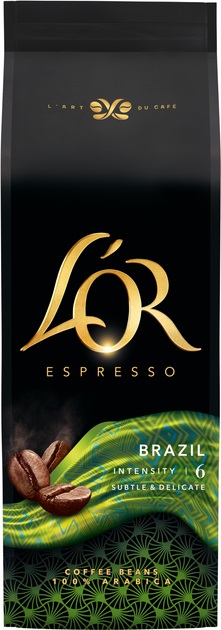 Кофе в зернах L`OR Brazil 500г - Фото 1