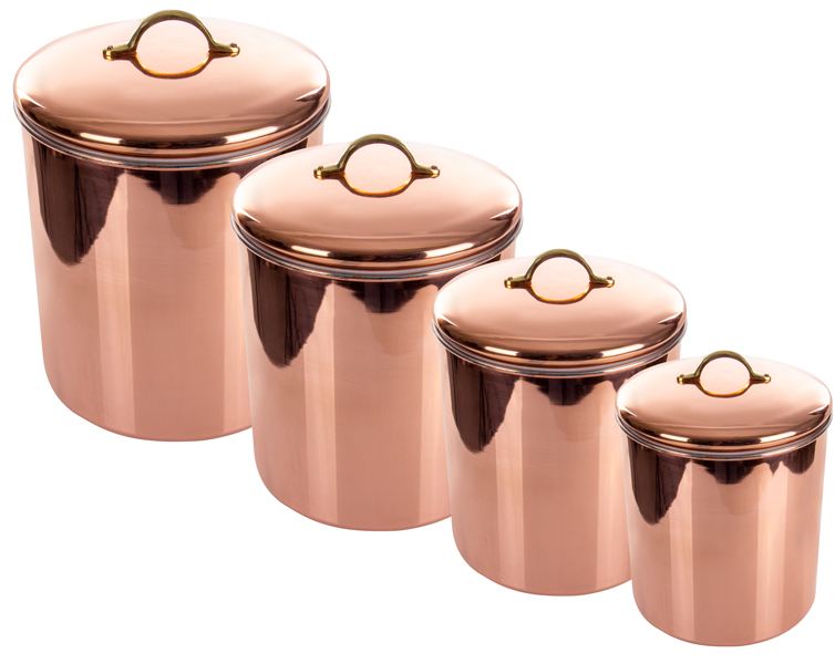 Набір ємностей для сипучих Lefard 4 шт. (874-025) - Фото 1