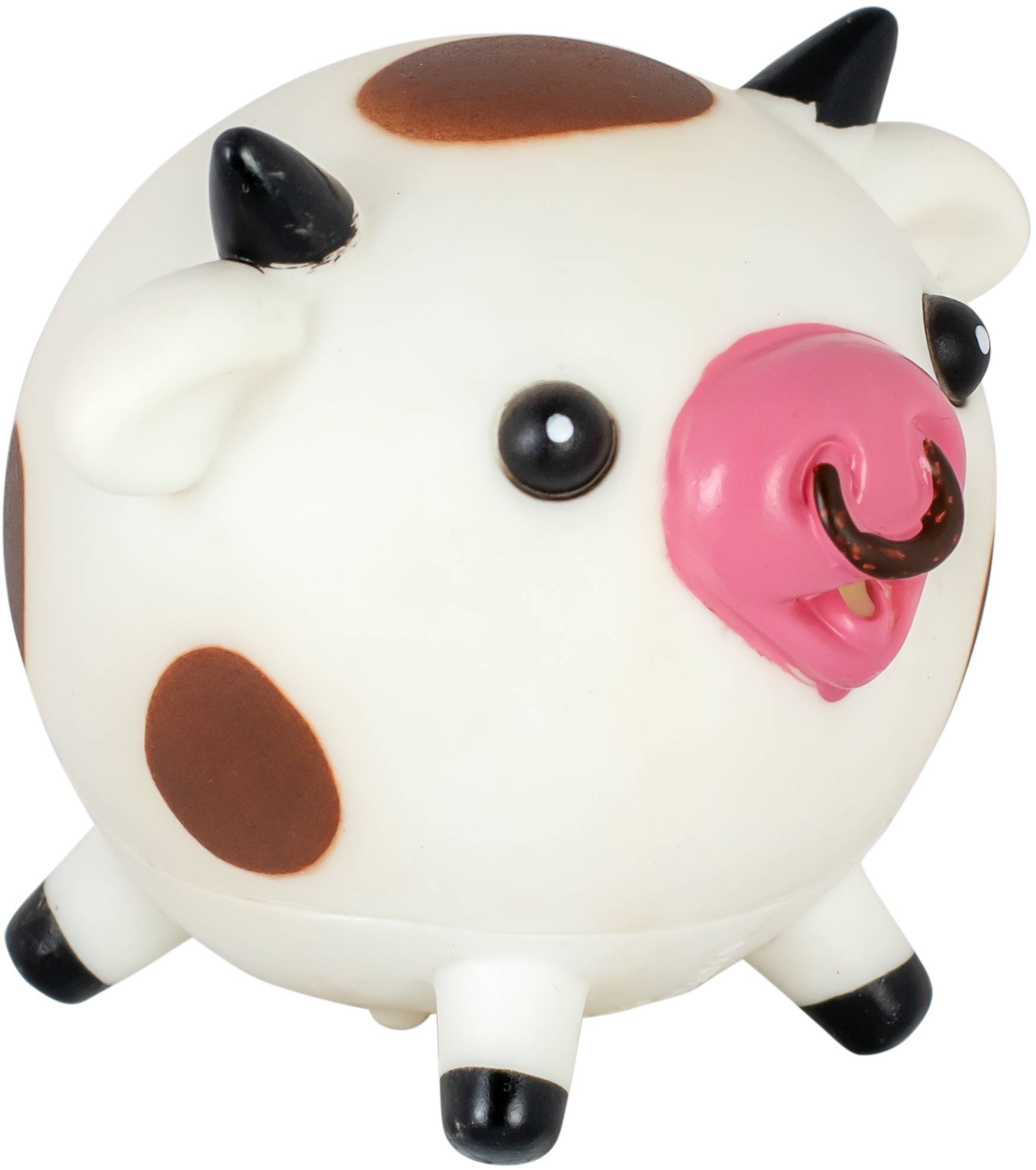 Игрушка для ванной Baby Team Веселые животные с брызгалкой (8750_коровка с коричн.пятнами) - Фото 1