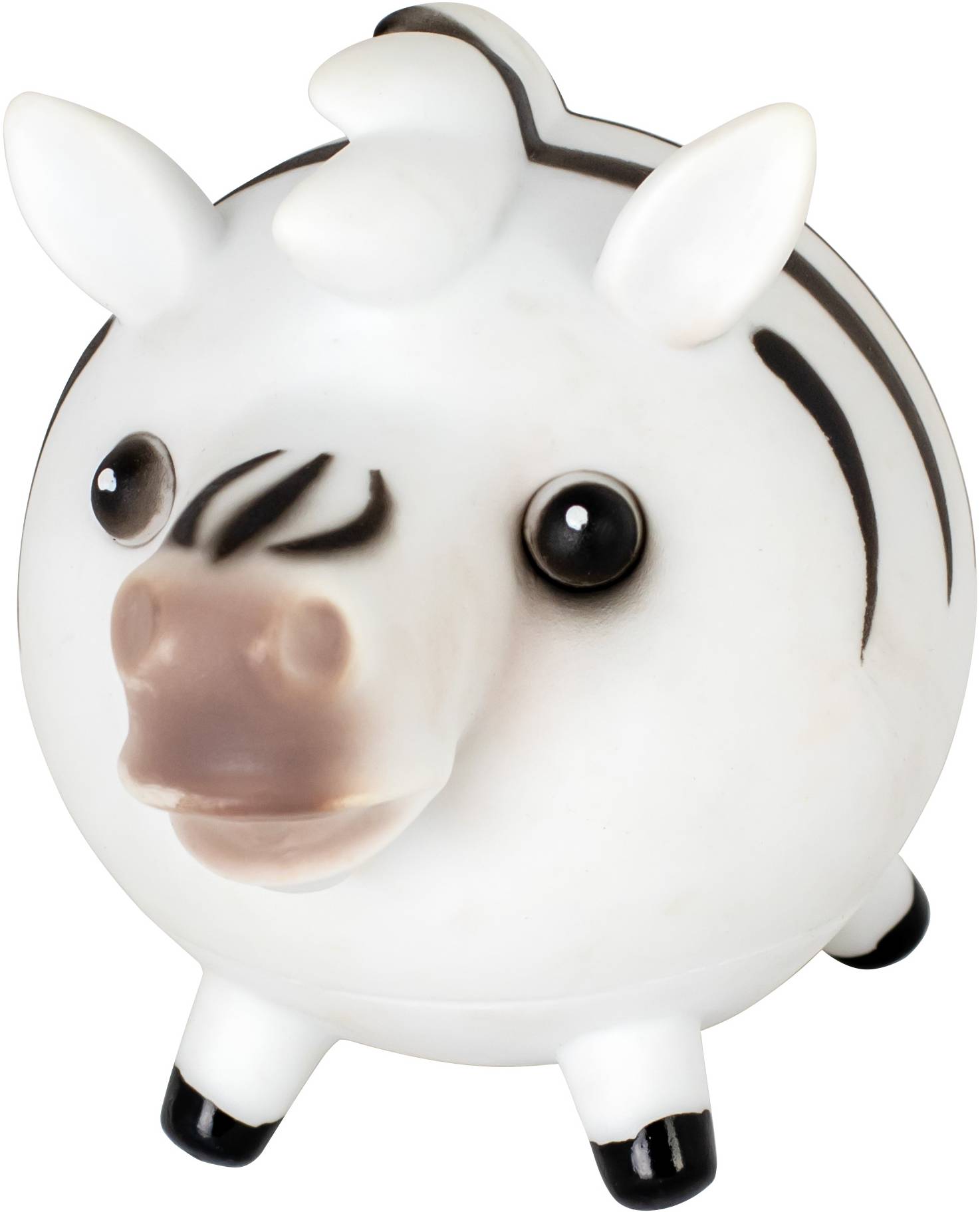 Игрушка для ванной Baby Team Веселые животные с брызгалкой (8750_зебра) - Фото 1