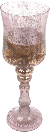 Свічник Lefard 32x11 см рожевий (876-071) - Фото 1