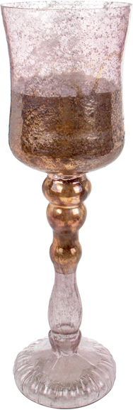 Свічник Lefard 38x11 см рожевий (876-073) - Фото 1