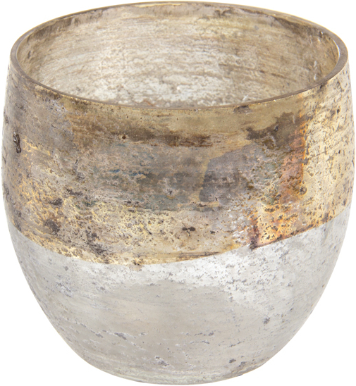 Свічник Lefard 9x10 см сірий (876-074) - Фото 1