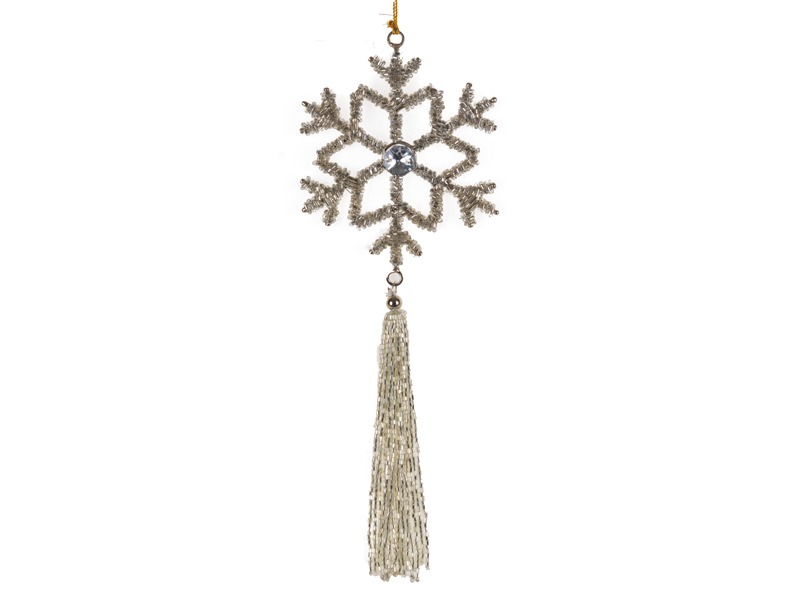 Ялинкова іграшка Lefard 10 см серебро + 15 см (877-062) - Фото 1