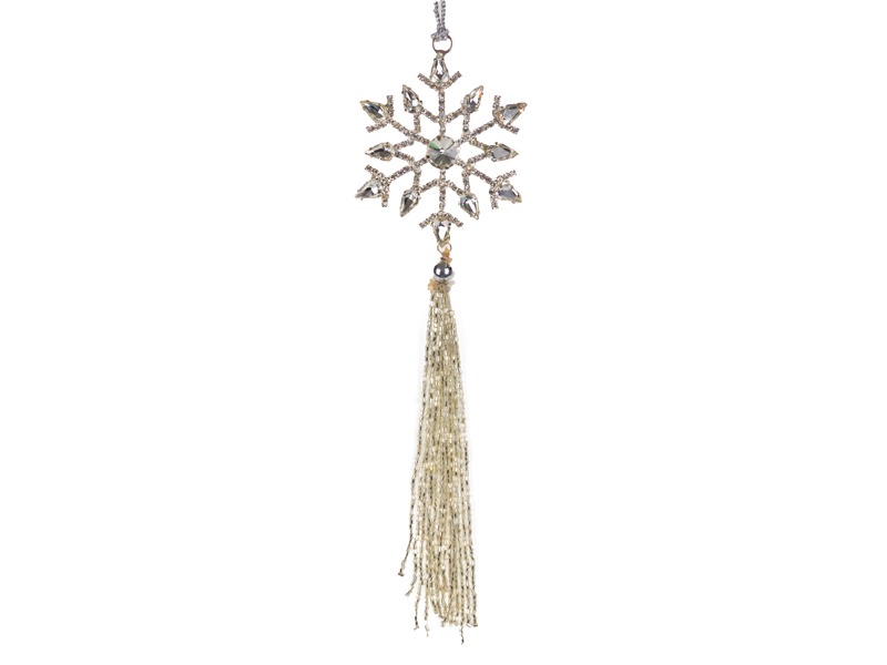 Ялинкова іграшка Lefard 8 см серебро + 15 см (877-064) - Фото 1